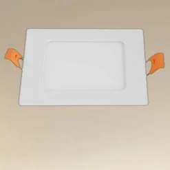 PANNELLO LED 6 WATT DA INCASSO QUADRATO BIANCO 120MM LUCE 3000K-6500K IP20 00083