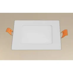 PANNELLO LED 6 WATT DA INCASSO QUADRATO BIANCO 120MM LUCE 3000K-6500K IP20 00083