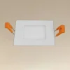 PANNELLO LED 3 WATT DA INCASSO QUADRATO BIANCO 85 MM LUCE 3000K-6500K IP20 00076