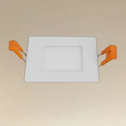 PANNELLO LED 3 WATT DA INCASSO QUADRATO BIANCO 85 MM LUCE 3000K-6500K IP20 00076