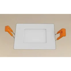 PANNELLO LED 3 WATT DA INCASSO QUADRATO BIANCO 85 MM LUCE 3000K-6500K IP20 00076