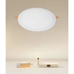 PANNELLO LED 24 WATT DA INCASSO ROTONDO BIANCO Ø300MM LUCE 3000K-6500K IP20 00069
