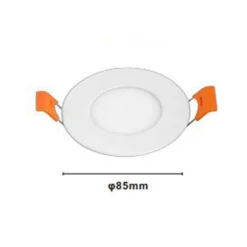 PANNELLO LED 3 WATT DA INCASSO ROTONDO BIANCO Ø85MM LUCE 3000K-6500K IP20 00014