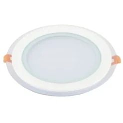 PANNELLO LED INCASSO LUCE 3000K-6500K 18W TONDO AM-CR-18 CON BORDO TRAPARENTE 00656