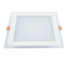 PANNELLO LED INCASSO LUCE 3000K-6500K 18W QUADRATO AM-CS-18 CON BORDO TRAPARENTE 00694