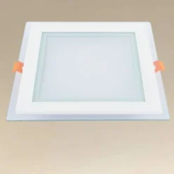 PANNELLO LED INCASSO LUCE 3000K-6500K 18W QUADRATO AM-CS-18 CON BORDO TRAPARENTE 00694