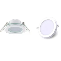 PANNELLO LED SLIM INCASSO BORDO IN VETRO 9W CCT TRE COLORAZIONI DI LUCE P94E-T3C