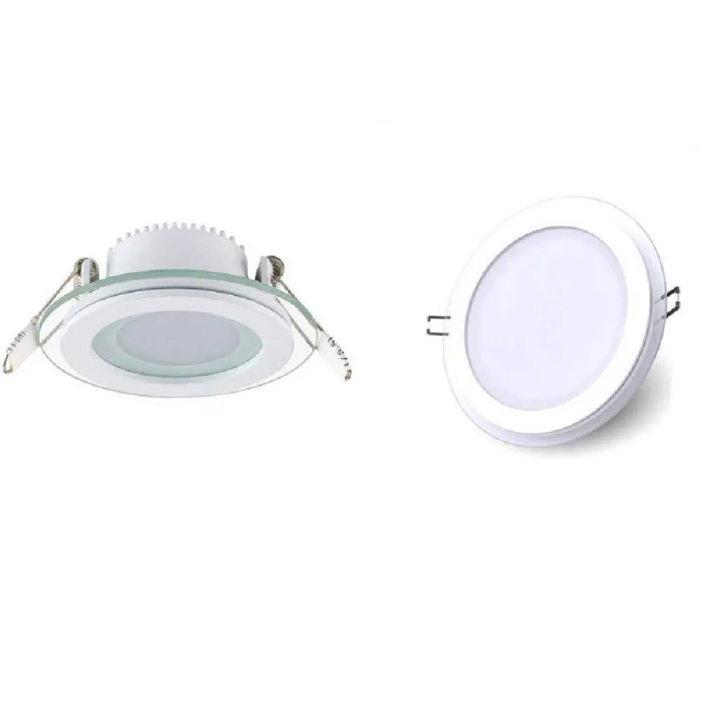 PANNELLO LED SLIM INCASSO BORDO IN VETRO 9W CCT TRE COLORAZIONI DI LUCE P94E-T3C