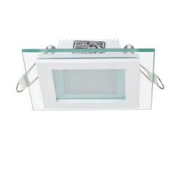 PANNELLO LED SLIM INCASSO BORDO IN VETRO 9 W CCT TRE COLORAZIONE LUCE P-94E-Q3C