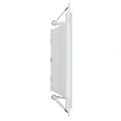 PANNELLO LED SLIM QUADRATO INCASSO CORNICE VETRO 12W CCT 3000K 4000K 6500K P125E-Q3C