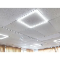 PANNELLO LED TELAIO LUMINOSO CORNICE 60X60 CM 48 W 5700LM LAMPADARIO SOSPENSIONE TOT