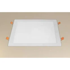 PANNELLO LED 24WATT DA INCASSO QUADRATO BIANCO 300MM LUCE 3000K-6500K IP20 00113