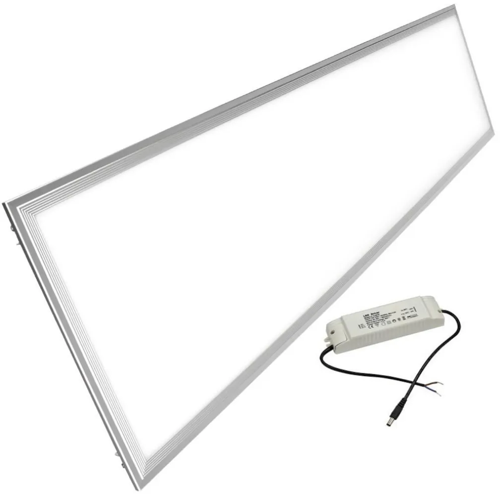 Pannello Led 120x30 40W Rettangolare Plafoniera Led 120x30cm Luce Bianca E Calda