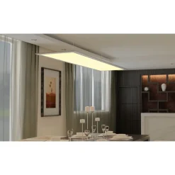 Pannello Led 120x30 40W Rettangolare Plafoniera Led 120x30cm Luce Bianca E Calda