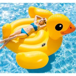 PAPERA GONFIABILE GIGANTE ISOLA MATERASSINO MARE PISCINA 221 X 221 X 109 CM