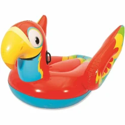 PAPPAGALLO FASHION CAVALCABILE GIGANTE 230 X 180 CM GONFIABILE MULTICOLORE