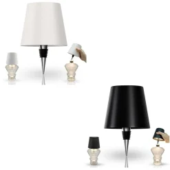 PARALUME PER BOTTIGLIA VINO A LED RICARICABILE DIMMERABILE LUCE SENZA FILI BAR SOGGIORNO