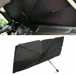 PARASOLE AUTO AD OMBRELLO PROTEZIONE SOLE PARABREZZA CHIUSURA APERTURA RAPIDA