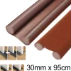 PARASPIFFERI SOTTOPORTA PER PORTE 95 CM DOPPIA GUARNIZIONE ANTIRUMORE MARRONE
