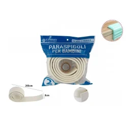 PARASPIGOLI SICUREZZA BORDO TAVOLO COPRISPIGOLI BIANCA BAMBINI NEONATI 2MT 69639