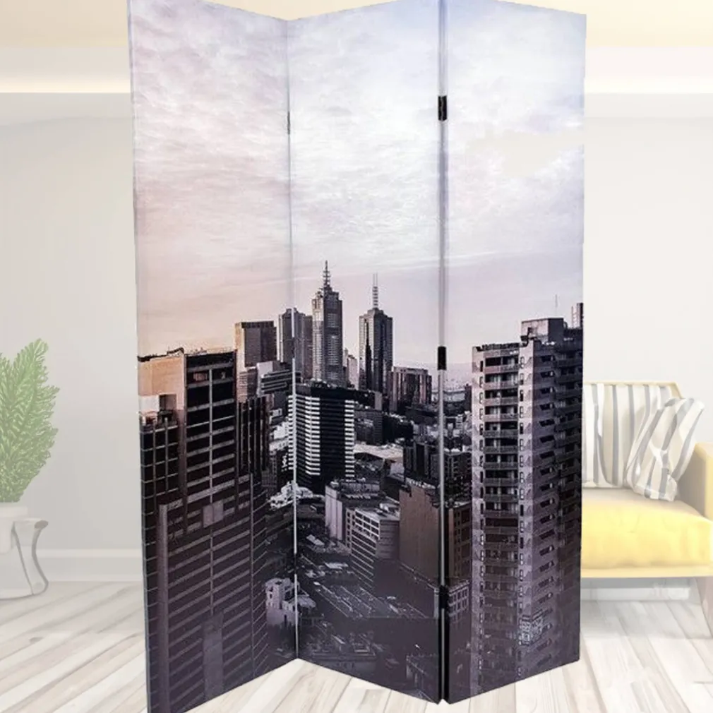 PARAVENTO SEPARE DIVISORIO CON 3 PANNELLI 180X120 STAMPA FRONTE RETRO GATEBRIDGE