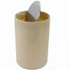 PATTUMIERA CESTINO SECCHIO RIFIUTI BEIGE ARREDO BAGNO COPERCHIO BASCULANTE 79885