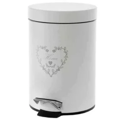 PATTUMIERA IN METALLO 17X26CM 3LT DECORO HOME VARI COLORI ASSORTITI TONDA 748622