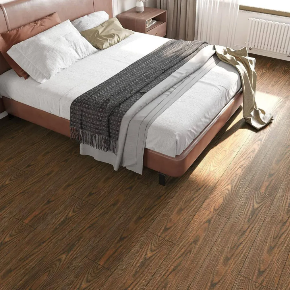 PAVIMENTO FINTO PARQUET EFFETTO LEGNO PIASTRELLE ADESIVE 15X90CM SPESSORE 6MM