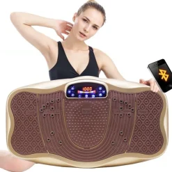 PEDANA VIBRANTE CON BLUETOOTH MASSAGGIANTE FITNESS DISPLAY SUSSULTORIA PERDIPESO