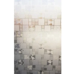 PELLICOLA ADESIVA DECORATIVA 3D FOGLIE ESY_10111 PVC VETRO FINESTRA FINESTRE