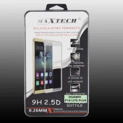 PELLICOLA IN VETRO TEMPERATO PER HUAWEI P10 LITE PLUS MAXTECH P-HUAWEI P10P