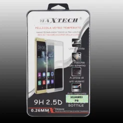 PELLICOLA PROTETTIVA IN VETRO TEMPERATO MAXTECH PER HUAWEI P8 P-HUAWEI P8