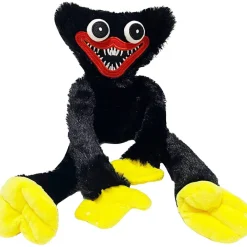 PELUCHE PUPAZZO MORBIDO POPPY PLAYTIME HUGGY WUGGY PLUSH DOLL GIOCO NERO 40 CM