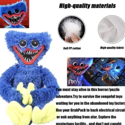 PELUCHE PUPAZZO MORBIDO POPPY PLAYTIME HUGGY WUGGY PLUSH DOLL GIOCO RAGAZZI 40CM