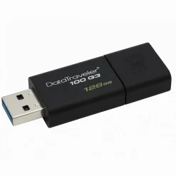PEN DRIVE KINGSTON 128 GB DATATRAVELER 100 TECNOLOGIA USB 3.0/3.1/2.0 GX/128GB