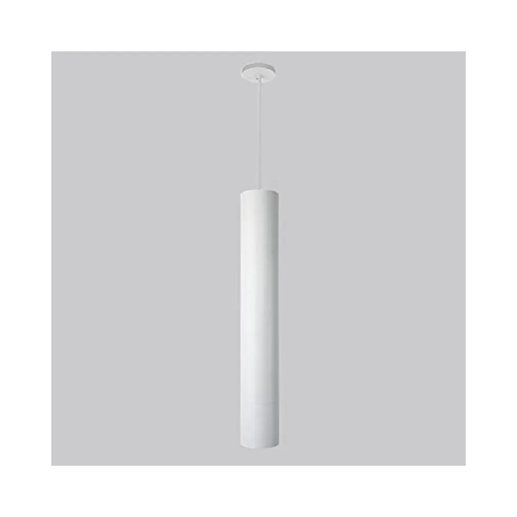 PENDENTE LAMPADA LAMPADARIO BARRA TONDA BIANCO 50X60CM A SOFFITTO LUCE LED APPLIQUE
