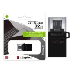 PENDRIVE KINGSTON DATATRAVELER MICRODUO3 G2 32GB DTDUO3G2/32GB MICROUSB USB-A OTG