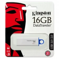 PENDRIVE USB 3.0/2.0 16GB CHIAVETTA PENNA 16 GB CHIAVE KINGSTON MEMORIA DTG4/16GB