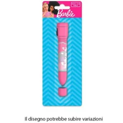 PENNA CON TORCIA GRAFICA BARBIE ACCESSORI PER SCUOLA REGALO FESTE BAMBINE 954923