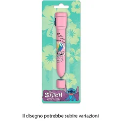 PENNA CON TORCIA GRAFICA STITCH ANGEL ACCESSORI PER SCUOLA REGALO FESTE BAMBINE 953155