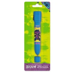 PENNA CON TORCIA GRAFICA STITCH ACCESSORI PER SCUOLA REGALO FESTE BAMBINI 953148