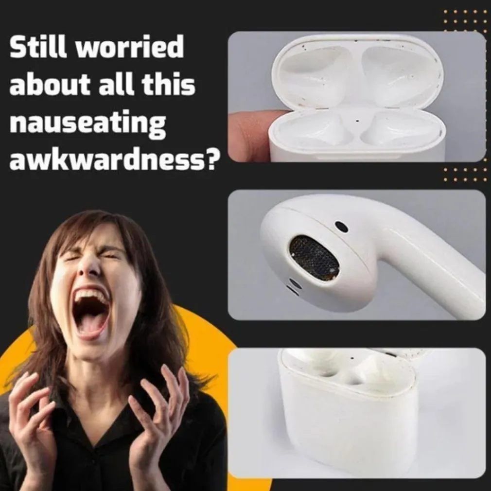 PENNA SPAZZOLA MULTIFUNZIONE PER LA PULIZIA DEGLI AURICOLARI BLUETOOTH AIRPODS