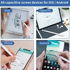 PENNA STILO PENNINO CAPACITIVO DA 1,2MM DIGITALE RICARICABILE A PUNTA FINE TOUCH