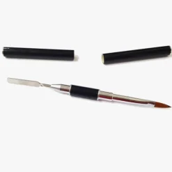 PENNELLO 2 IN 1 SETOLE PUNTA MODELLARE APPLICARE STESURA GEL COLORI NAIL ART