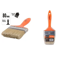 PENNELLO 80 MM PENNELLESSA CON MANICO IN PLASTICA PER PITTURA VERNICIARE 90259
