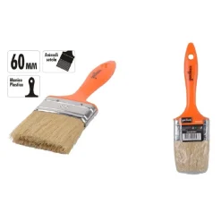 PENNELLO 60 MM PENNELLESSA CON MANICO IN PLASTICA PER PITTURA VERNICIARE 90257