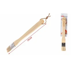 PENNELLO PER BARBECUE GRIGLIATE 29CM LEGNO SPALMARE OLI SALSA MARINATURE 2406326