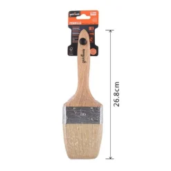 PENNELLO PIATTO 26.8 CM CON MANICO IN LEGNO SETOLE MORBIDE PITTURA VERNICE 90208