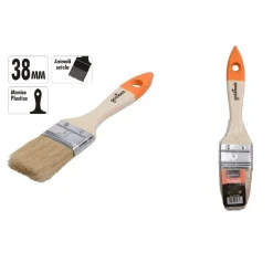 PENNELLO PIATTO DA 1.5" 38 MM PENNELLESSA PER PITTURA VERNICIARE DIPINGERE 90262