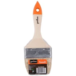 PENNELLO PIATTO DA 3" 75MM PENNELLESSA PER PITTURA VERNICIARE DIPINGERE 90265